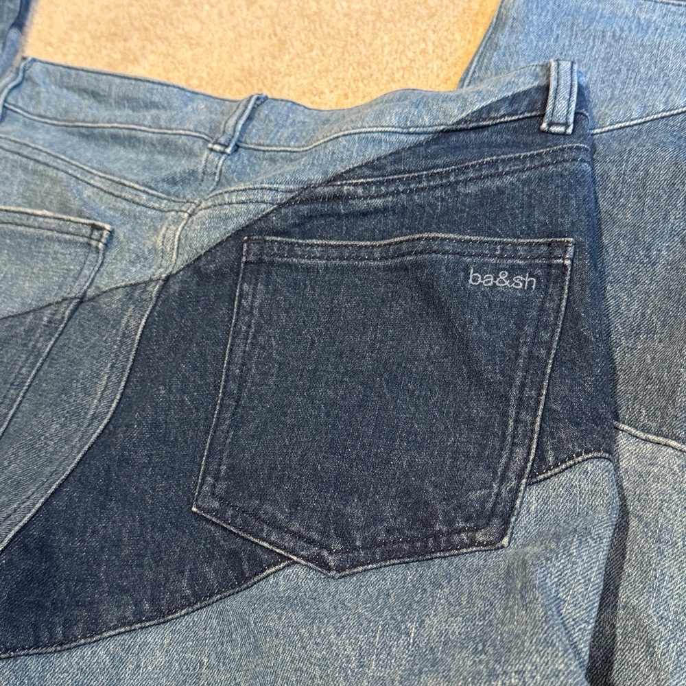 BA&SH Patchwork Cropped Jeans - Picture 11 of 11